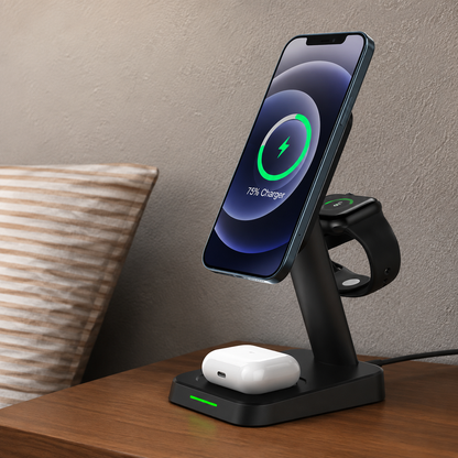 Wireless Charging station 3 in 1